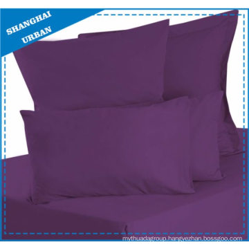 Solid Color Purple Cotton Bedsheet